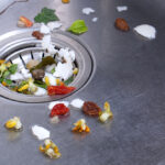 Food,Waste,From,The,Washing,Up,In,The,Sink,And