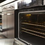 Closeup,Of,Open,Oven,In,Commercial,Kitchen